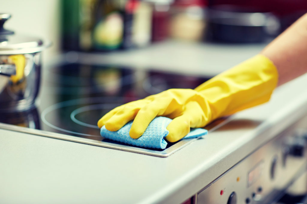 Kitchen cleaning as part of commercial cleaning service